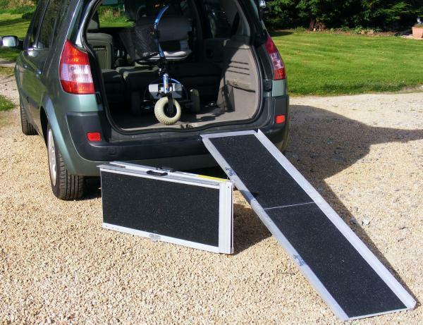 Aluminiowe rampy podjazdowe, 213cm