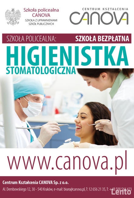 Higienistka stomatologiczna - szkoła bezpłatna!