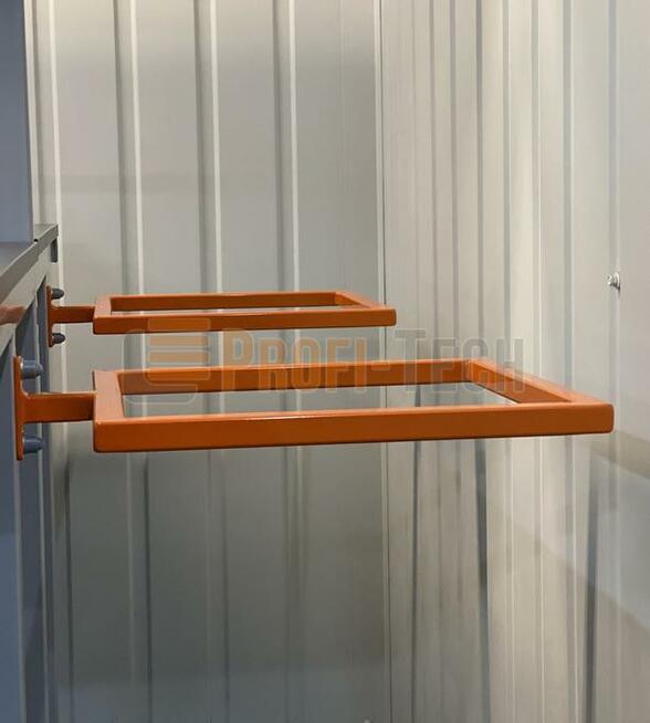 Stół do przesyłek kurierskich dwustronny RAL 7004