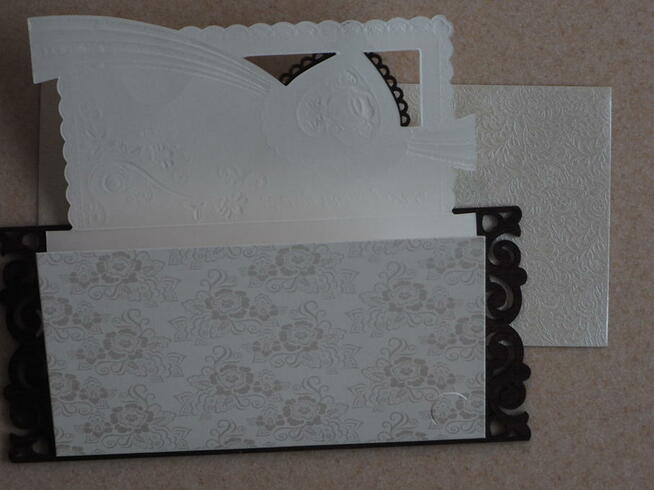 Kartka Rocznicy Rocznica ŚLUBU Drewno Karta Drewniana Ażur 3