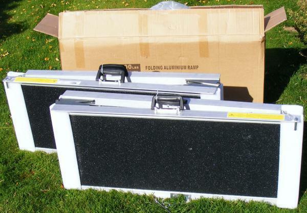 Aluminiowe rampy podjazdowe, 213cm