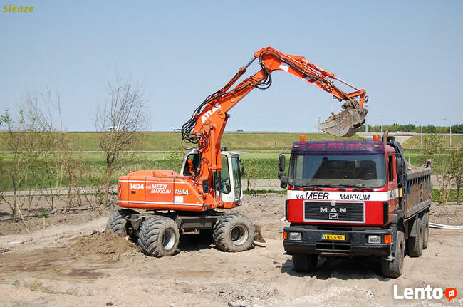 wynajem koparko ładowarki koparki wicko łeba