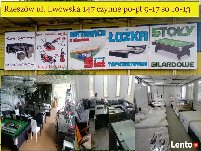 395 MEBLE OGRODOWE ALUMINIOWE 9-ELEM.KOMPLET RATY