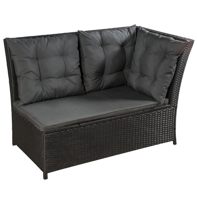 854 MEBLE NAROŻNIK RATTANOWY OGRODOWY RATTAN RATY