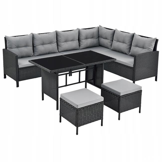 138 MEBLE NAROŻNIK RATTANOWY OGRODOWY RATTAN RATY