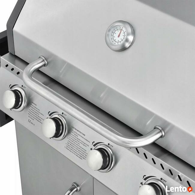 547 Grill gazowy ogrodowy ruszta 12 kw nowość