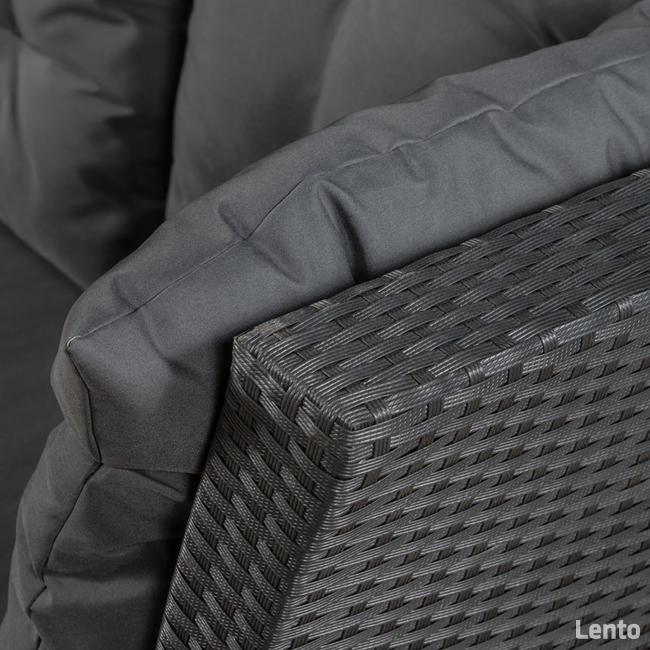 854 MEBLE NAROŻNIK RATTANOWY OGRODOWY RATTAN RATY