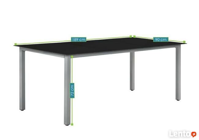 395 MEBLE OGRODOWE ALUMINIOWE 9-ELEM.KOMPLET RATY