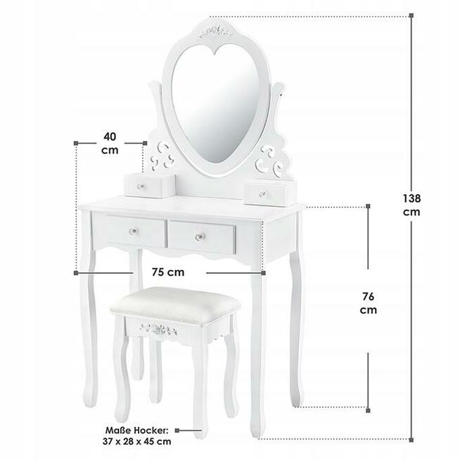 102 Toaletka kosmetyczka komoda lustro Rzeszów