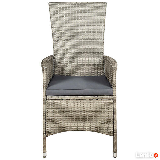 906 KPL RATTANOWY OGRODOWY RATTAN STÓŁ +8 FOTELI