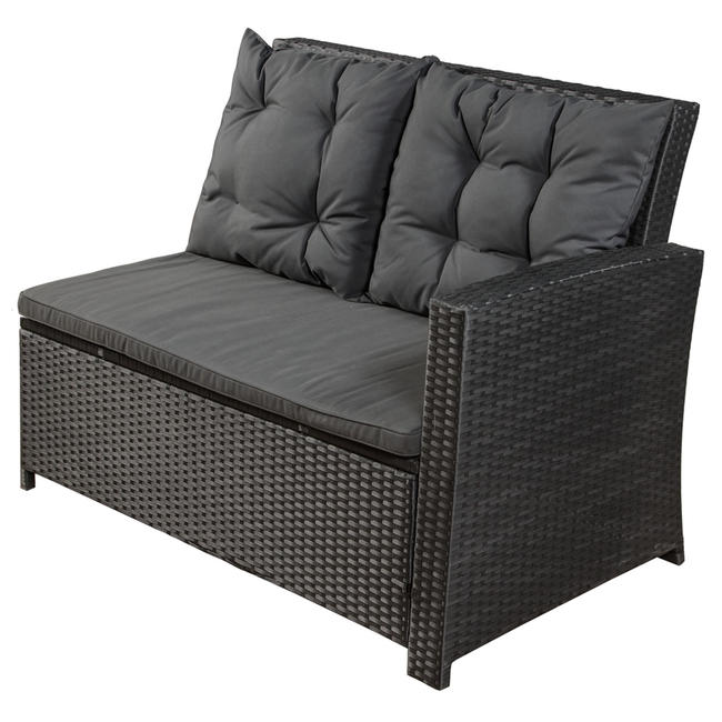 854 MEBLE NAROŻNIK RATTANOWY OGRODOWY RATTAN RATY