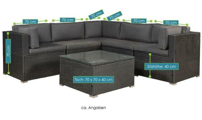 134 Narożnik poliratan, technoratan, ratan, meble ogrodowy