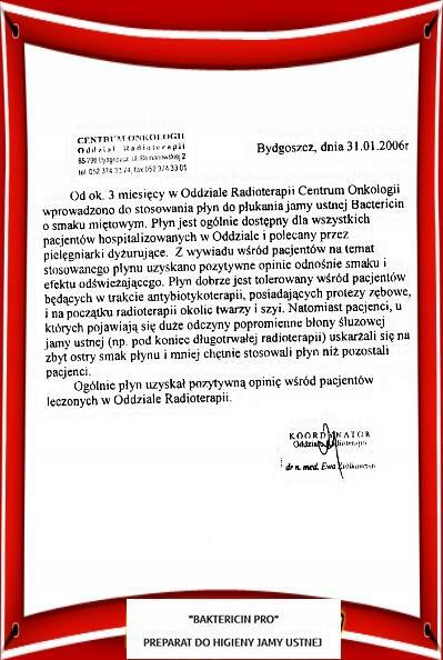 PROMOCJA ! Marka Baktericin Pro na sprzedaż 20 lat na rynku