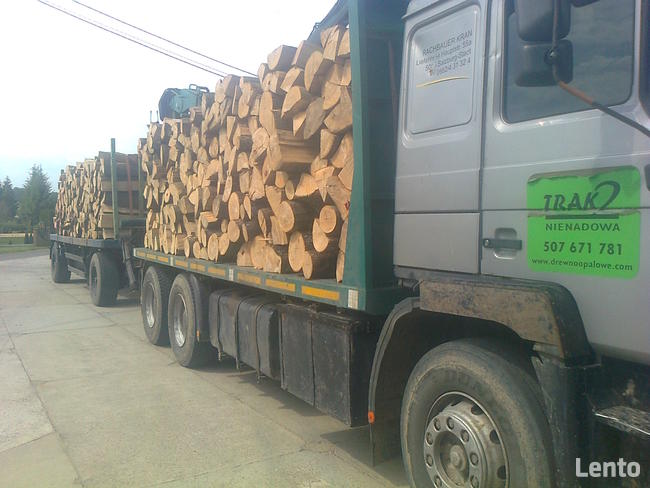 DREWNO OPAŁOWE KOMINKOWE POŁUPANE TRANSPORT GRATIS