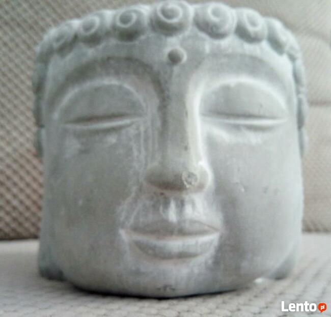 Budda doniczka pojemnik na drobiazgi głowa ZEN