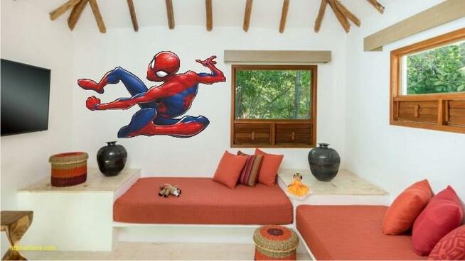 Spiderman naklejka ok 120 cm x 70 cm
