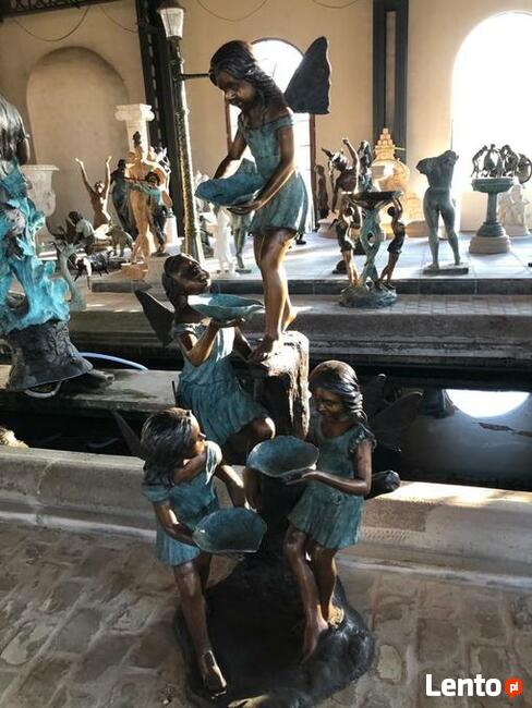 Fontanna Pałacowa Anioły z brązu H 255cm