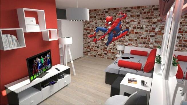 Spiderman naklejka ok 120 cm x 70 cm
