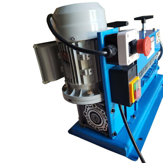 Korowarka do kabli przewodów elektryczna odizolowywacz