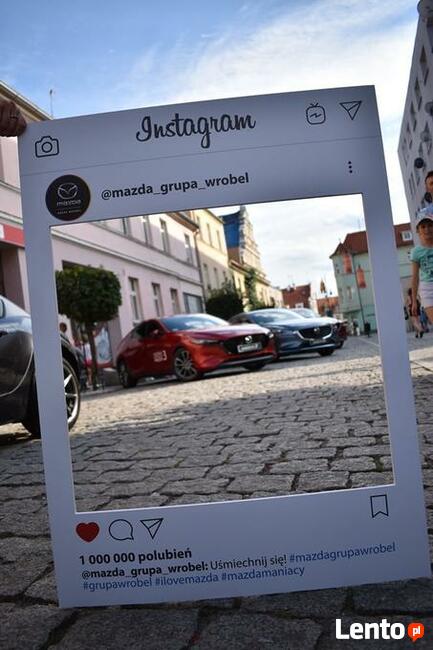 Ramka społecznościowa instagram facebook na imprezy, wesele