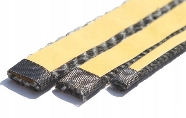 ZESTAW NAPRAWCZY DO KOMINKÓW TAŚMA SZKLANA 10x6mm