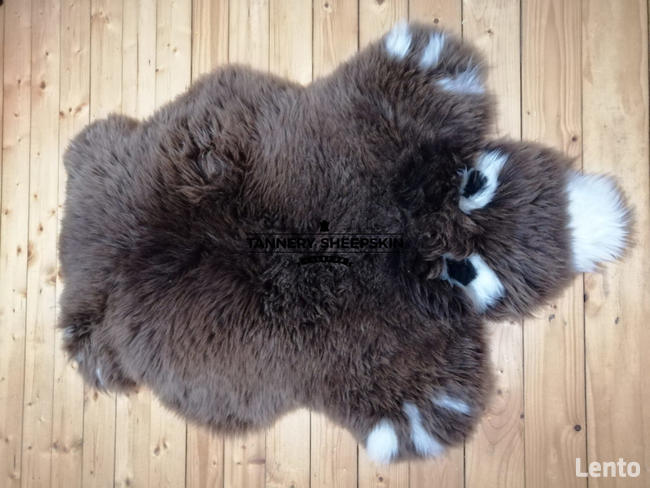 Miś Dywanik Naturalna Skóra Owcza-Skóry Owcze Dekoracyjne