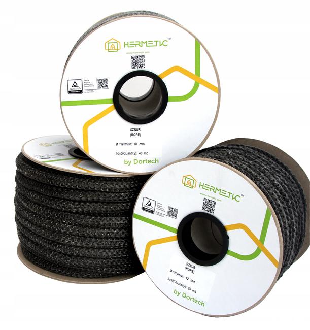 ZESTAW NAPRAWCZY DO KOMINKÓW SZNUR SZKLANY 10mm