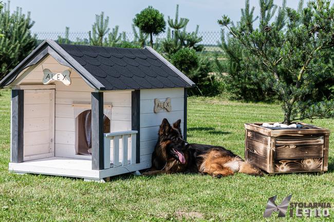 Buda z tarasem przedsionkiem ocieplana XL owczarka