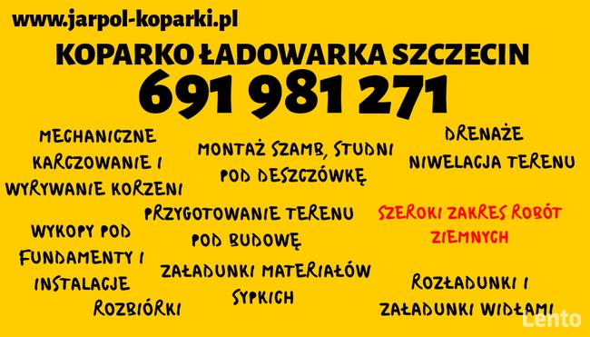 Koparko ładowarka Wołczkowo, Dobra, Mierzyn, Dołuje