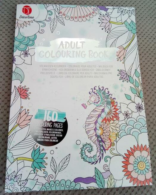 Relaksacyjna antystresowa kolorowanka różne motywy