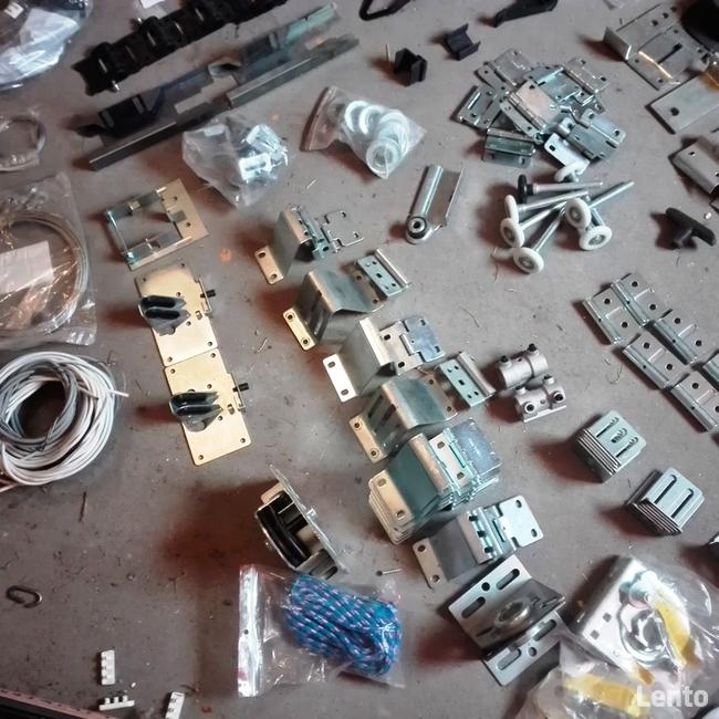 BRAMY GARAŻOWE SEGMENTOWE RÓŻNE ELEMENTY I CZĘŚCI ZAMIENNE