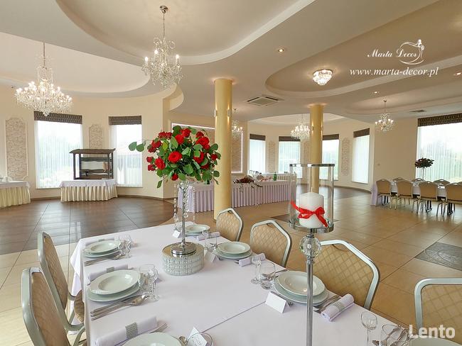 Dekoracje ślubne koscioła, sali, pojazdu, florystyk