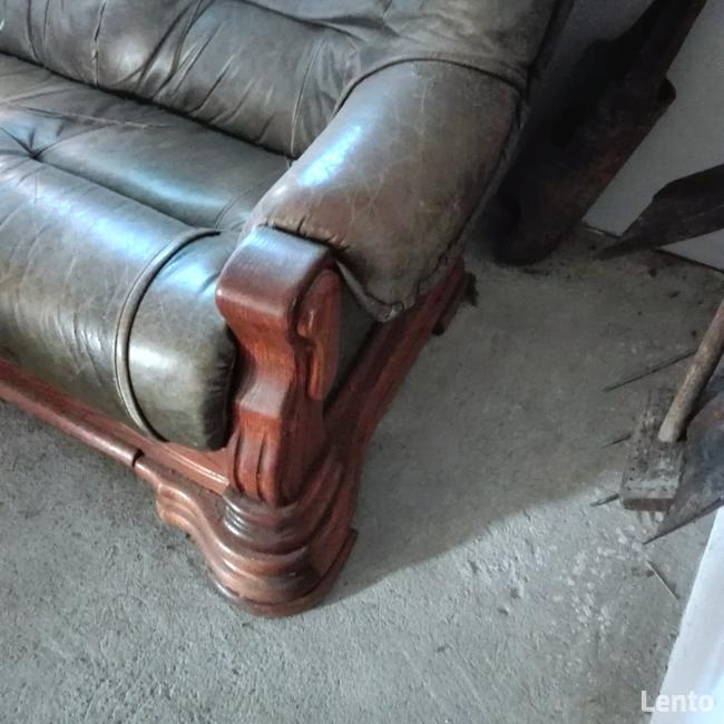 za darmo ! SOFY KANAPY I FOTEL stylowy dębowy do renowacji.