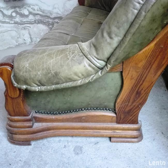 za darmo ! SOFY KANAPY I FOTEL stylowy dębowy do renowacji.