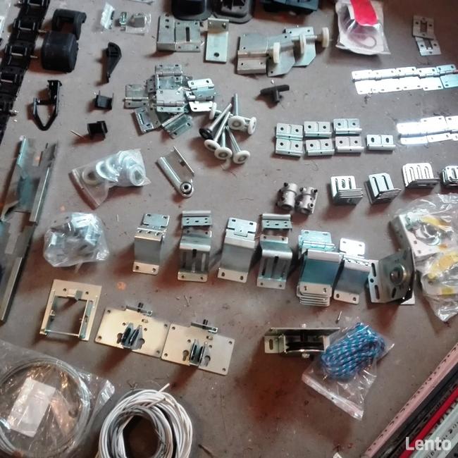 BRAMY GARAŻOWE SEGMENTOWE RÓŻNE ELEMENTY I CZĘŚCI ZAMIENNE