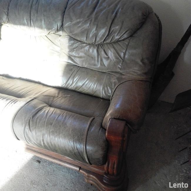 za darmo ! SOFY KANAPY I FOTEL stylowy dębowy do renowacji.