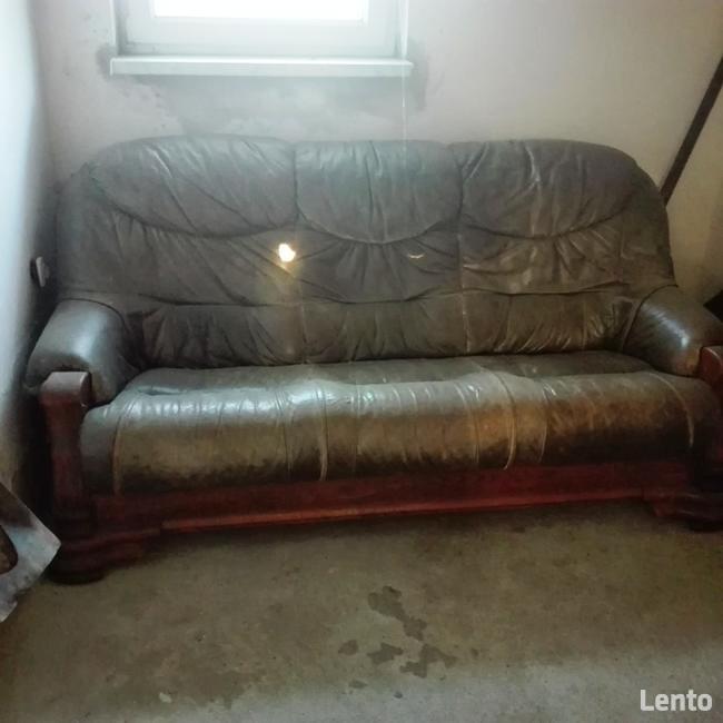 za darmo ! SOFY KANAPY I FOTEL stylowy dębowy do renowacji.