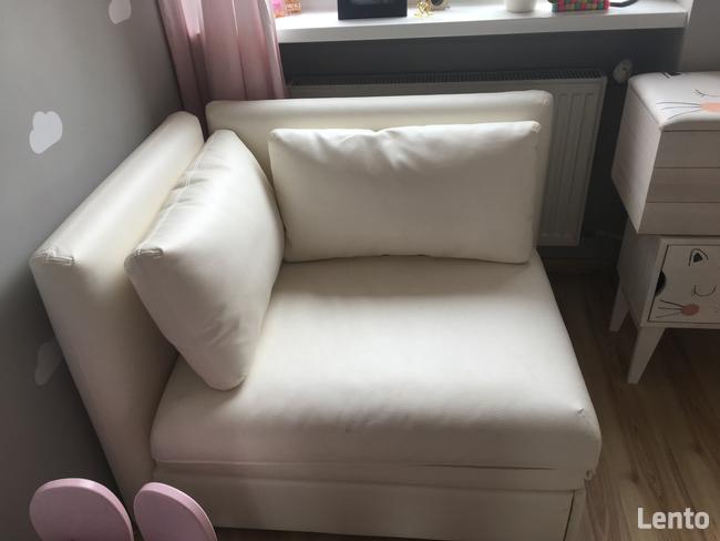 Ikea VALLENTUNA Moduł sofy rozkładanej z oparciem biały