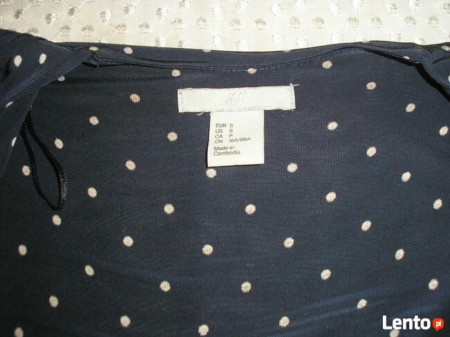 sukienka groszki H&M 36