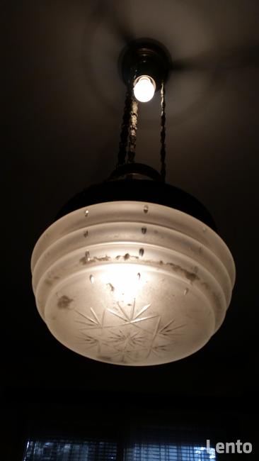 żyrandol i kinkiet, lampa