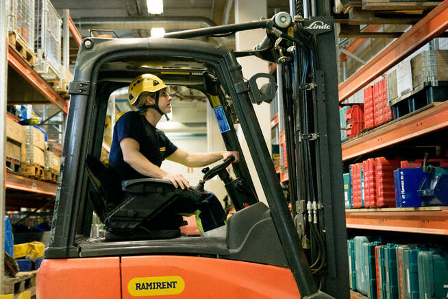 Operator wózka widłowego