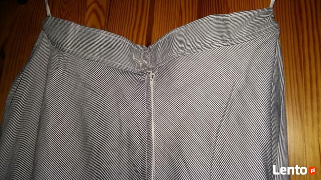 Spódniczka kloszowa letnia w prążki.Roz.S