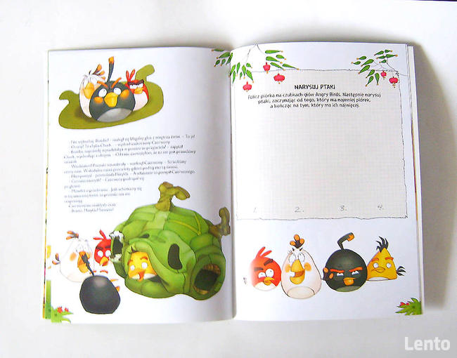 bajka angry birds wielkie zamieszanie - ćwiczę i piszę