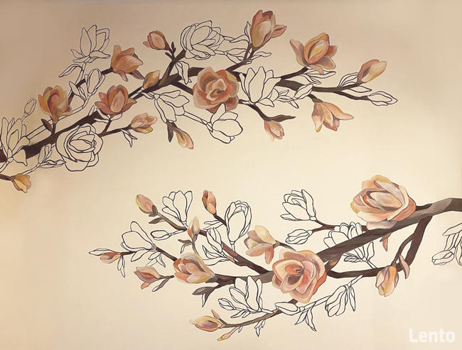 Artystyczne malowanie ścian i sufitów (wnętrza, zewnętrzne)