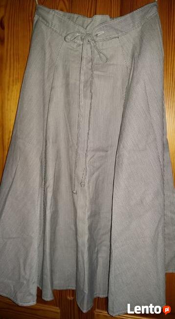 Spódniczka kloszowa letnia w prążki.Roz.S