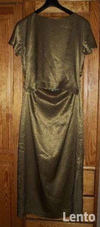 Sukienka wizytowa w kolorze starego złota roz.L