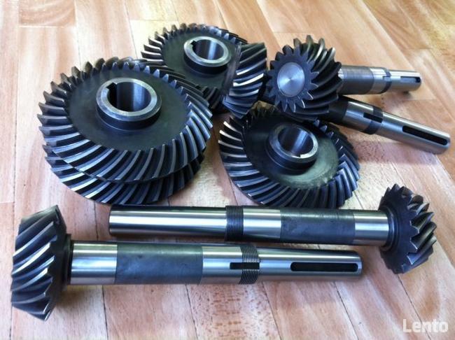 Wałek atakujący + Koło talerzowe, Dyferencjał, Most, Tryby