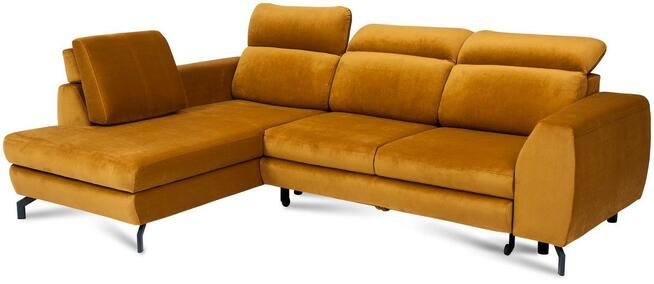 Elegancki narożnik Tybet Musztarda Abra Meble Grudziądz