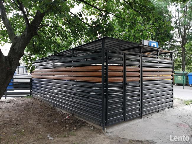 Wiata śmietnikowa. Altana śmietnikowa. Osłona na kosze.