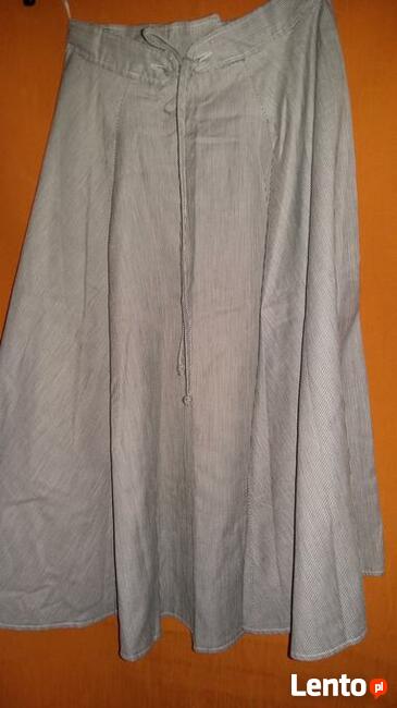 Spódniczka kloszowa letnia w prążki.Roz.S